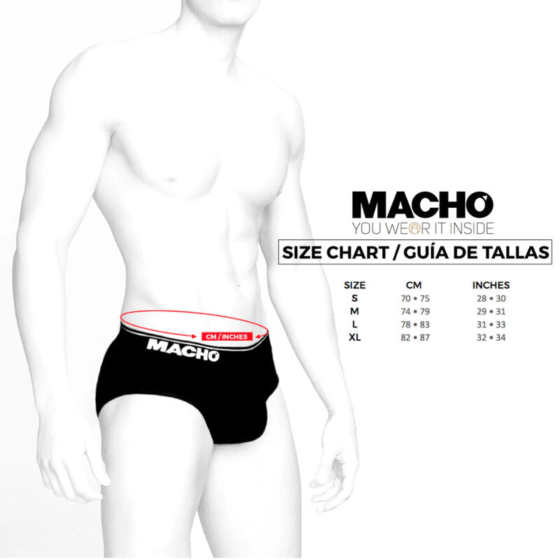 MACHO - MS24A CUECA BRIEF DARK AMARELO S
