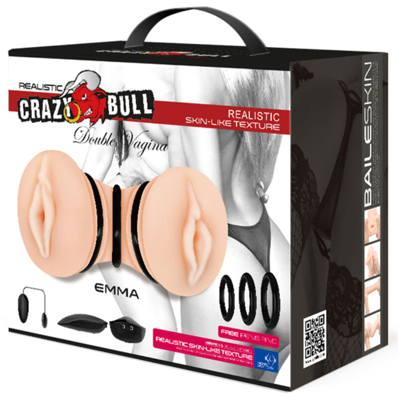CRAZY BULL - EMMA MASTURBADOR DUPLO VAGINA REALISTA - Sex Shop Sexy