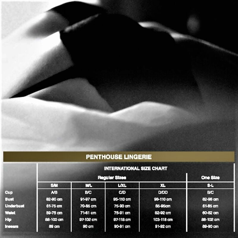 PENTHOUSE - OPEN SECRET TANGA PRETA S/M