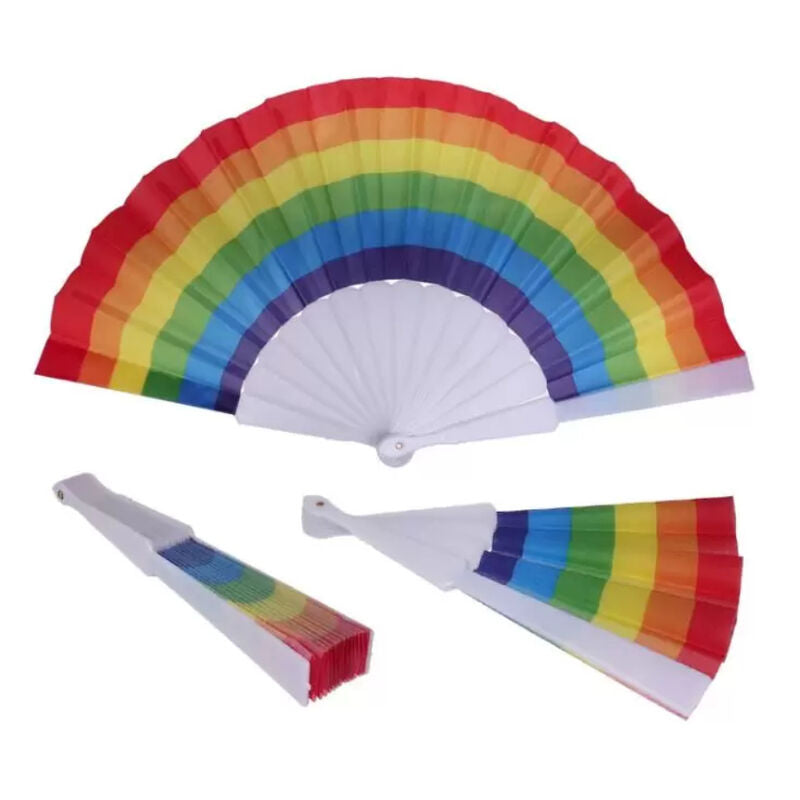 PRIDE - LEQUE EM TECIDO BANDEIRA LGBT