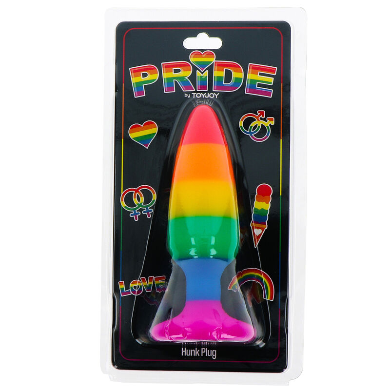 PRIDE - PLUG HUNK COM BANDEIRA LGBT 10.5 CM