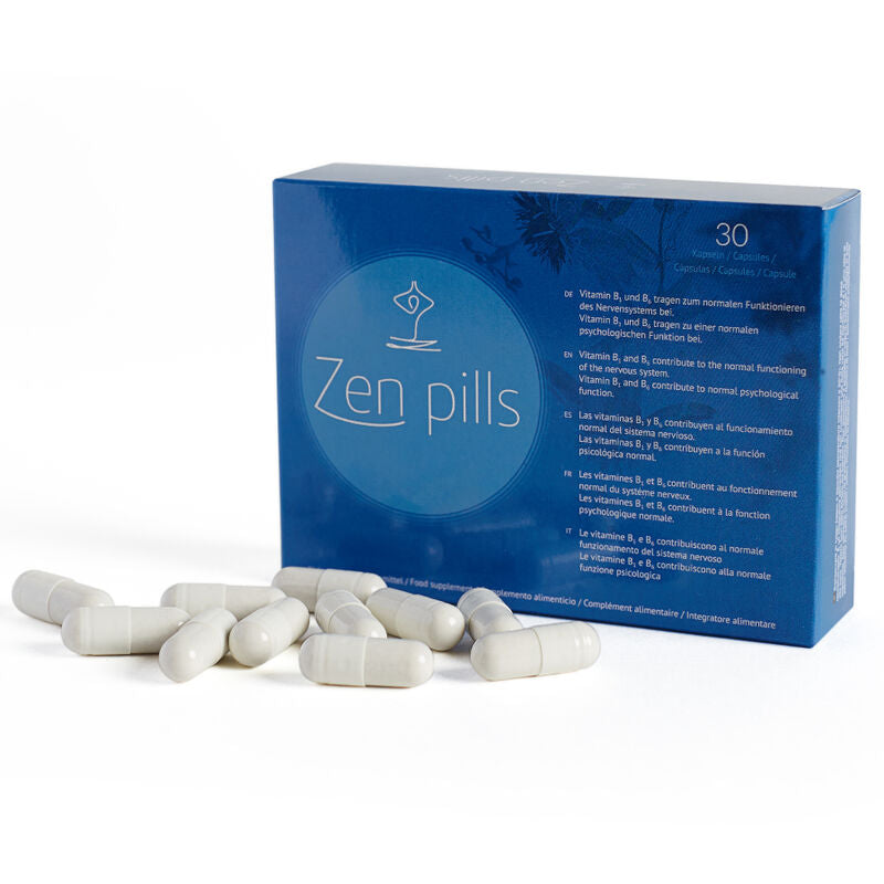 500 COSMETICS - ZEN PILLS CÁPSULAS RELAXAMENTO E REDUÇÃO DA ANSIEDADE - Sex Shop Sexy