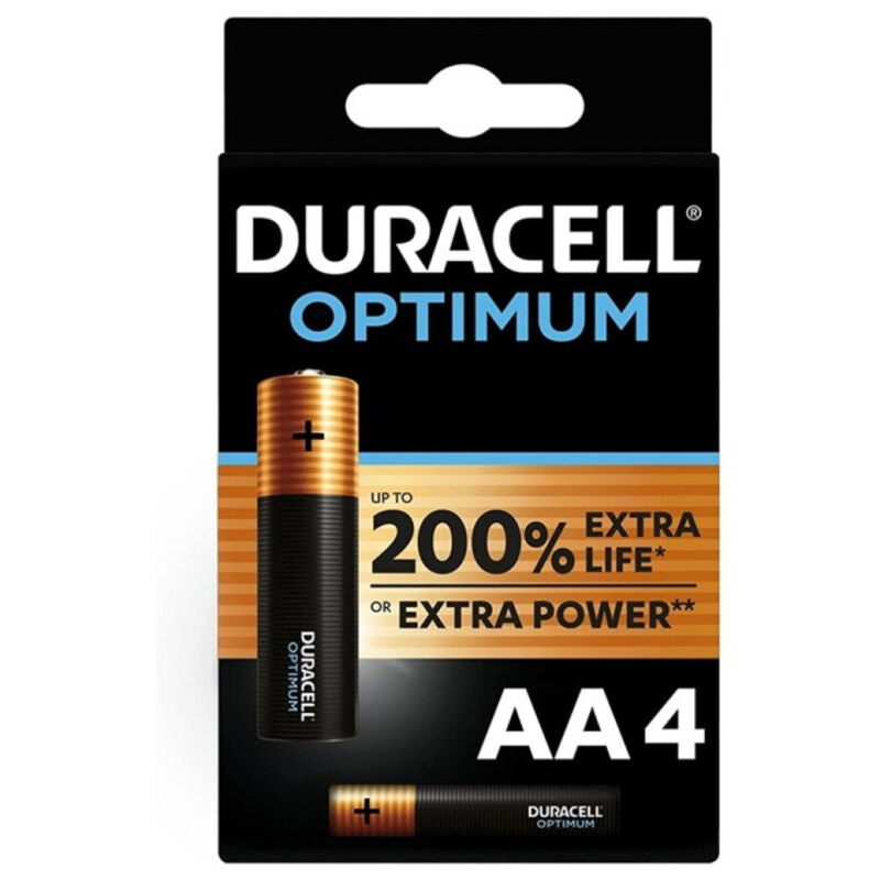 Duracell - Optimum 200 Bateria Alcalina Aa Lr6 4 Unidade