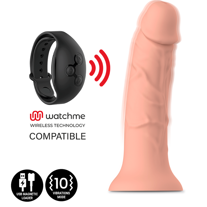 MITOLOGÍA - ASHER ORIGINAL DILDO S - VIBRADOR COMPATÍVEL COM A TECNOLOGIA WATCHME WIRELESS