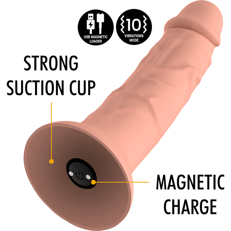 MYTHOLOGY - ASHER ORIGINAL DILDO M VIBRADOR COMPATÍVEL COM WATCHME WIRELESS