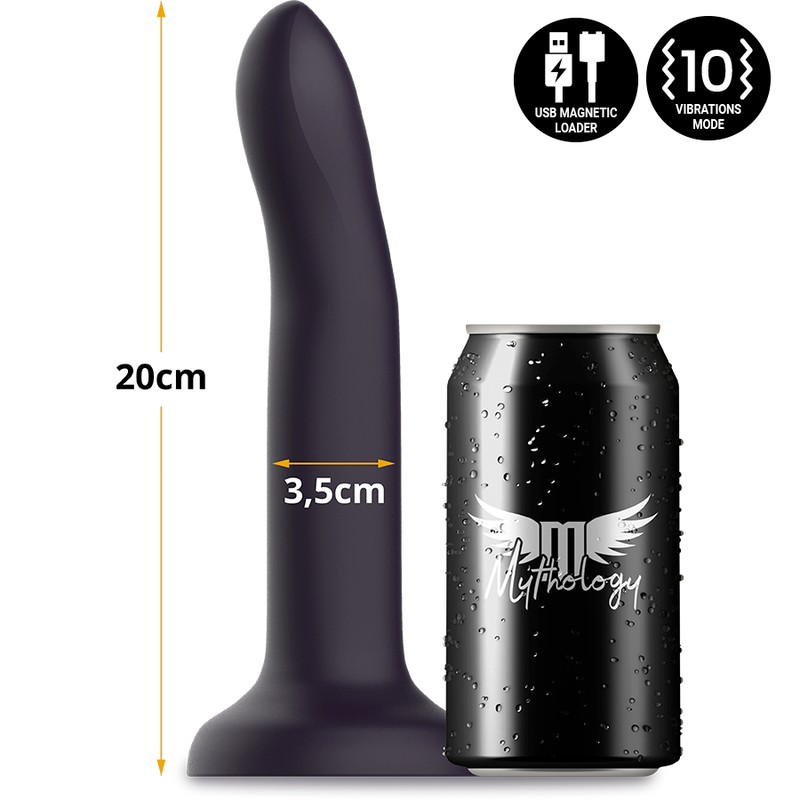 MYTHOLOGY - DUMAN MYSTIC DILDO L COMPATÍVEL COM VIBRADOR WATCHME