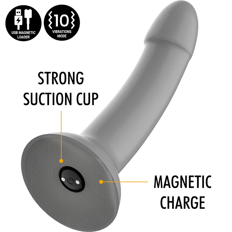 MYTHOLOGY - RUNE MAJESTIC DILDO S COMPATÍVEL COM VIBRADOR WATCHME