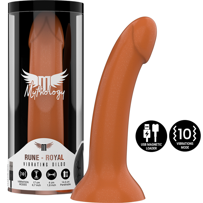 MYTHOLOGY - RUNE ROYAL DILDO M VIBRADOR COMPATÍVEL COM WATCHME WIRELESS