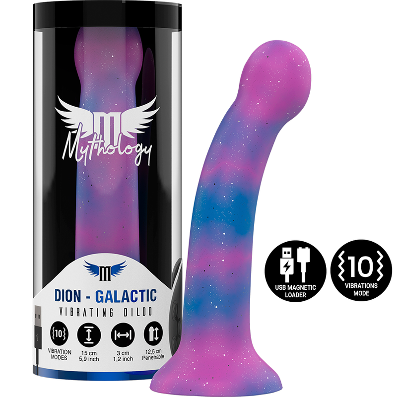MYTHOLOGY - DION GALACTIC DILDO S VIBRADOR COMPATÍVEL COM WATCHME WIRELESS