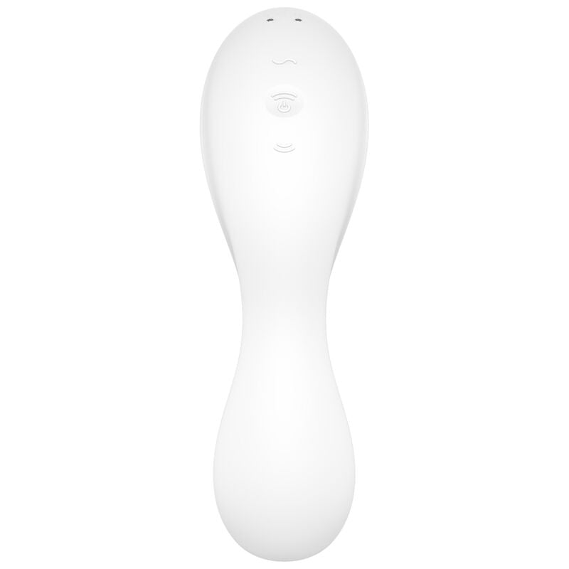 SATISFYER - CURVY TRINITY 5 STIMULATOR AND VIBRATOR WITH APP WHITE