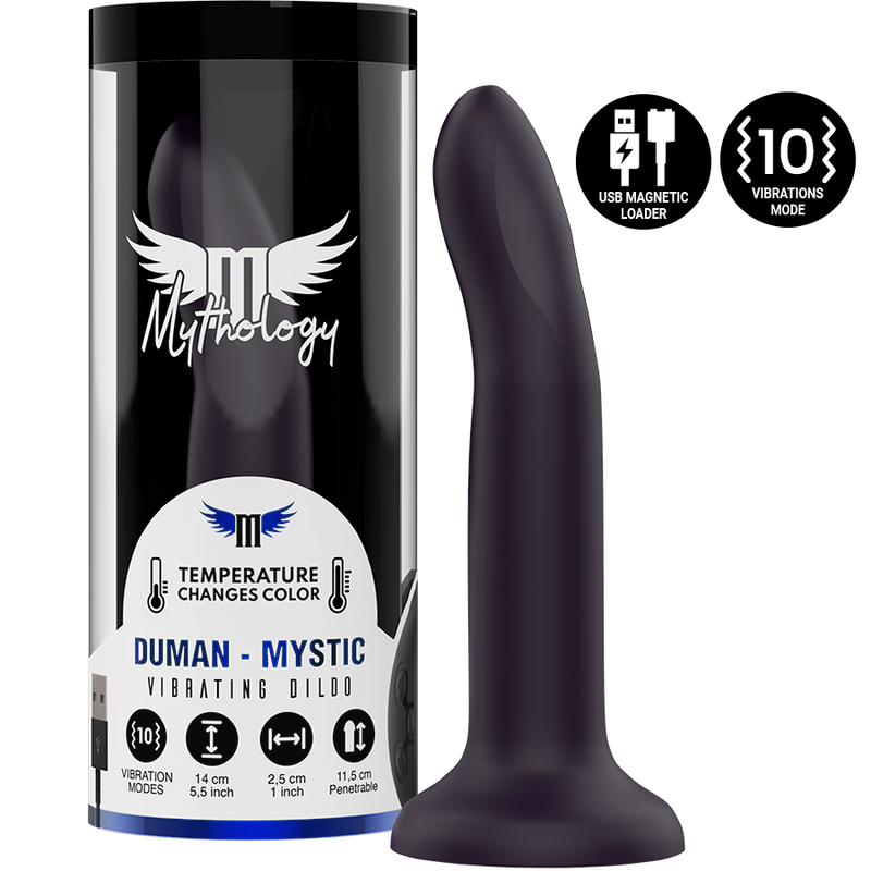 MYTHOLOGY - DUMAN MYSTIC DILDO S VIBRADOR COMPATÍVEL COM WATCHME WIRELESS