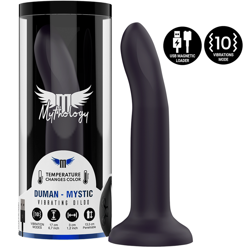 MYTHOLOGY - DUMAN MYSTIC DILDO M COMPATÍVEL COM VIBRADOR WATCHME