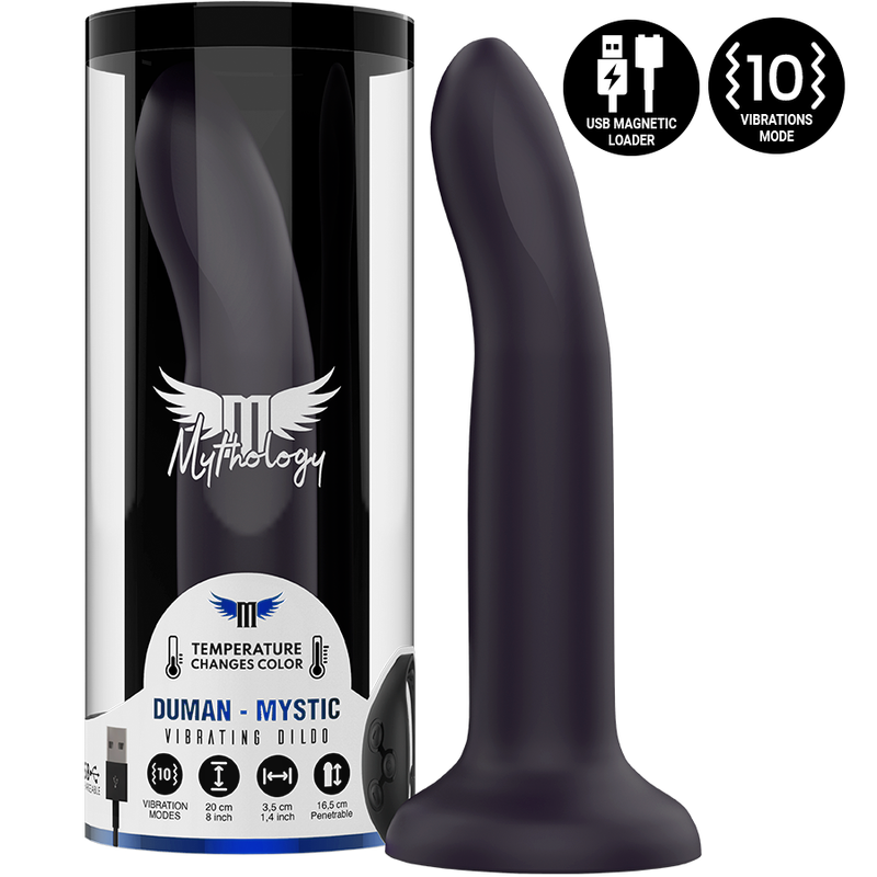 MYTHOLOGY - DUMAN MYSTIC DILDO L COMPATÍVEL COM VIBRADOR WATCHME