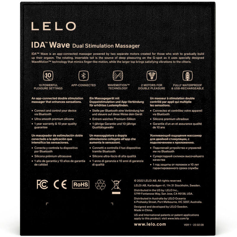 Lelo - Ida Wave Coral Massageiro Para Casais