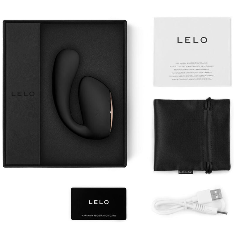 LELO - IDA WAVE MASSAJADOR PARA CASAIS PRETO