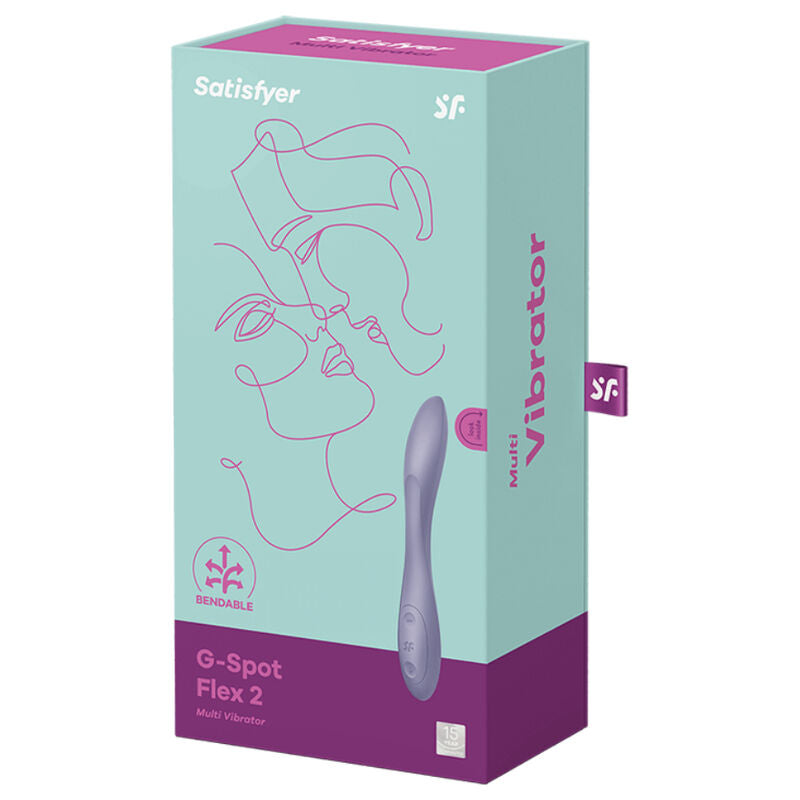 SATISFYER - G-SPOT FLEX 2 VIBRADOR MULTIFUNÇÕES ROXO