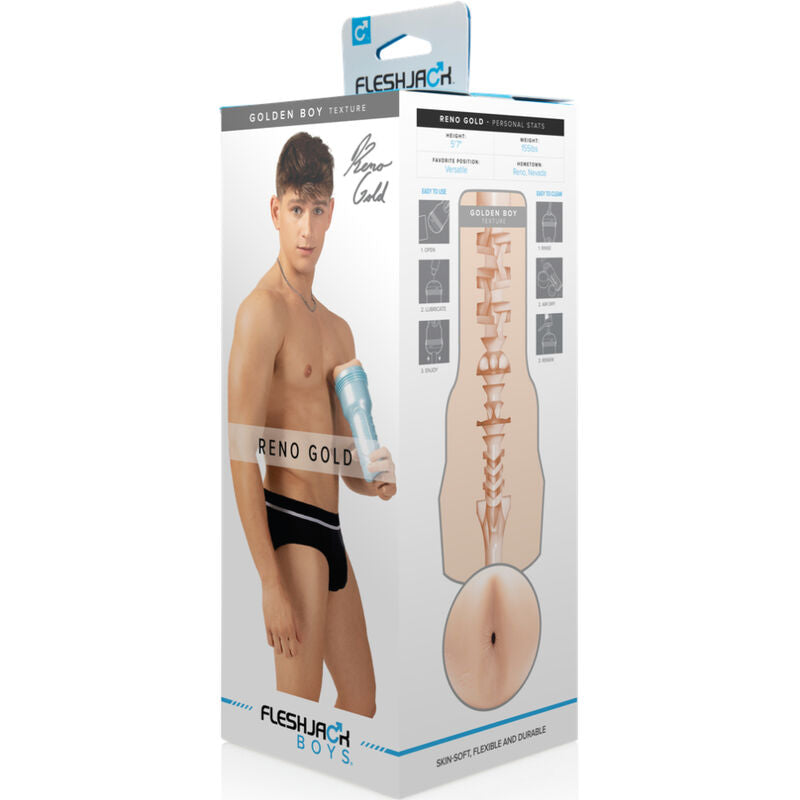 Fleshjack - Reno Gold Golden Boy Anus Masturbador