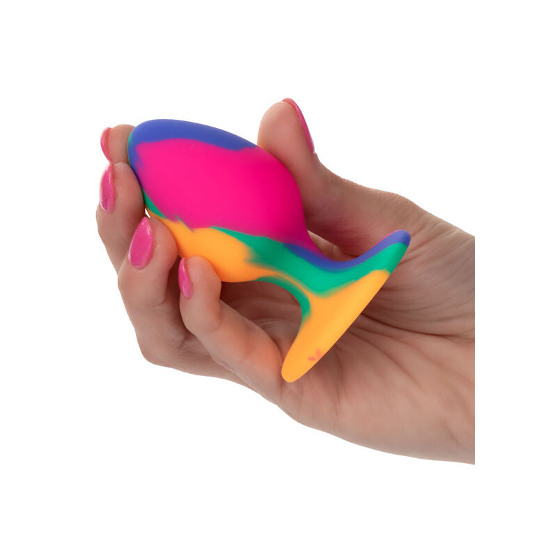 CALEXOTICS - CHEEKY PLUG ANAL MÉDIO TIE-DYE