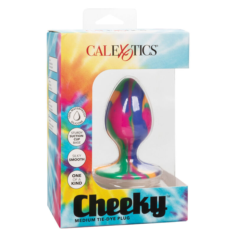 CALEXOTICS - CHEEKY PLUG ANAL MÉDIO TIE-DYE