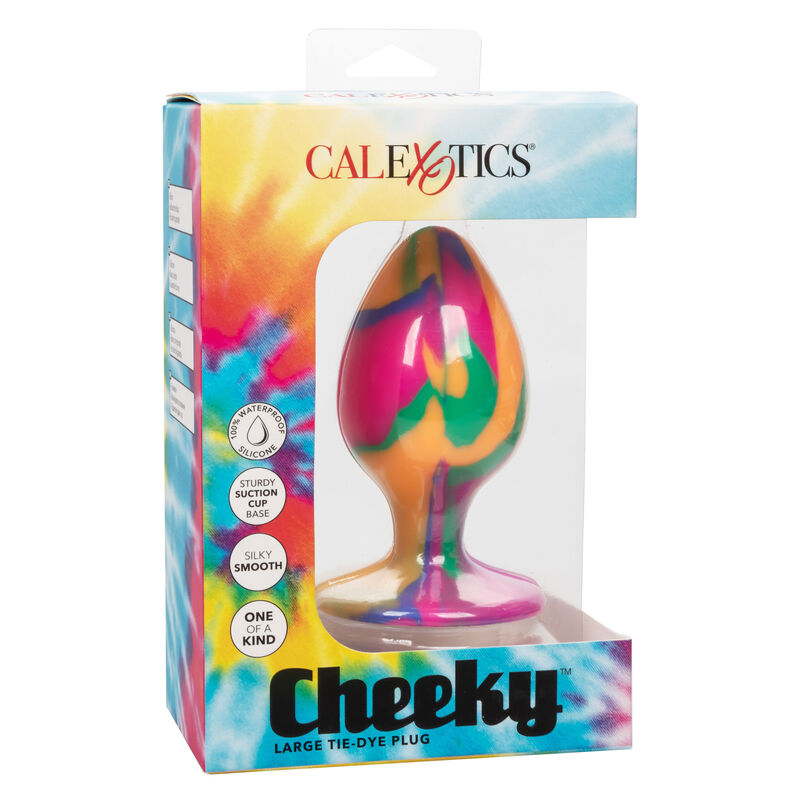 CALEXOTICS - CHEEKY PLUG ANAL GRANDE TIE-DYE