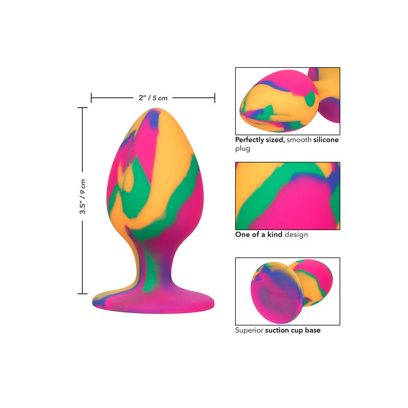 CALEXOTICS - CHEEKY PLUG ANAL GRANDE TIE-DYE