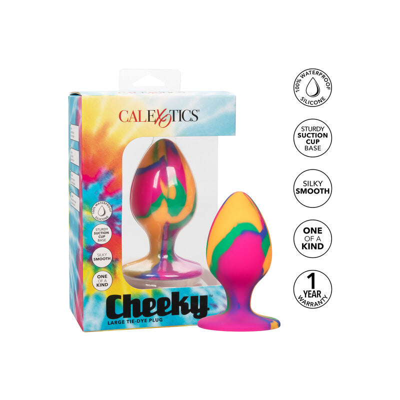 CALEXOTICS - CHEEKY PLUG ANAL GRANDE TIE-DYE