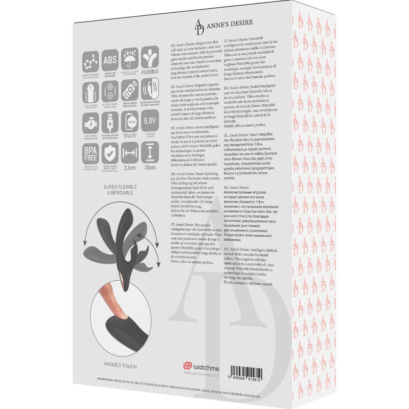 Anne'S Desire  - Rabbit Tecnologia De Controle Remoto A Watchme Preto