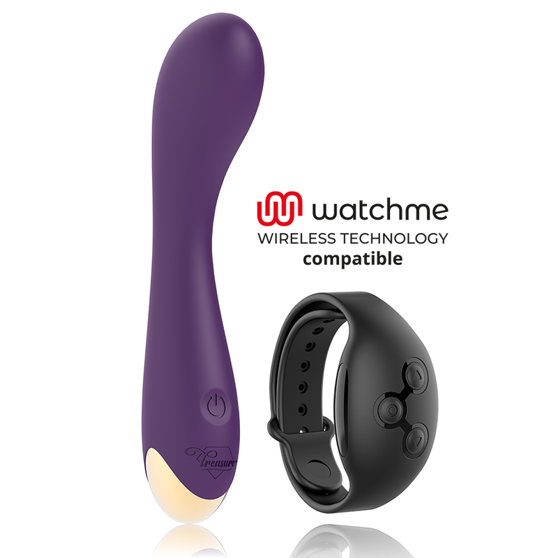 TREASURE - HANSEL VIBRADOR PONTO G COMPATÍVEL COM WATCHME WIRELESS TECHNOLOGY
