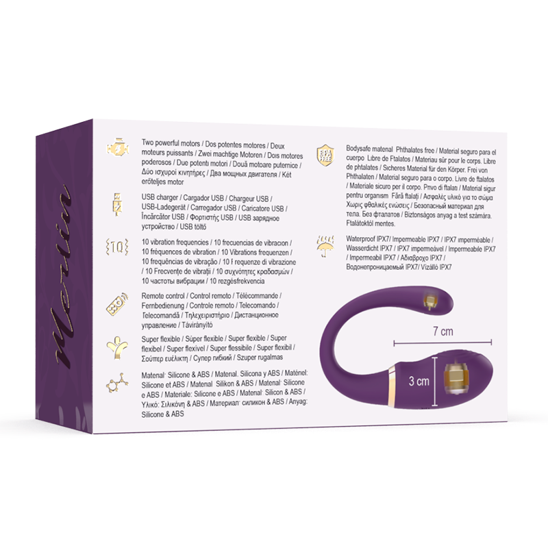 Treasure - Merlin Duplo Controle Remoto Vibrador