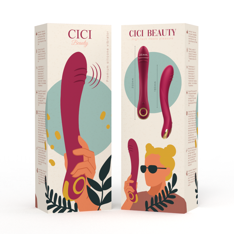 CICI BEAUTY - VIBRADOR PONTO G EM SILICONE PREMIUM