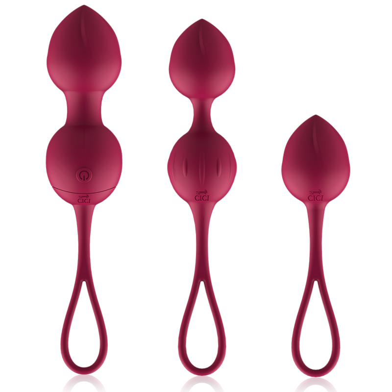 CICI BEAUTY - BOLAS KEGEL VIBRADORAS EM SILICONE PREMIUM COM CONTROLO REMOTO