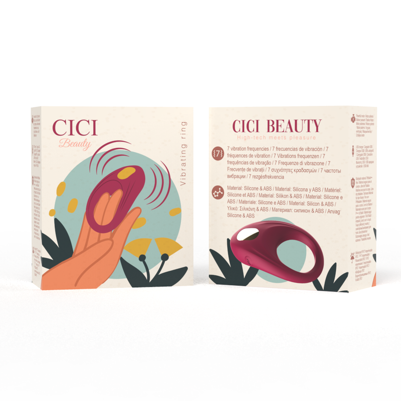 Cici Beauty - Anel Vibrante De Silicone Premium