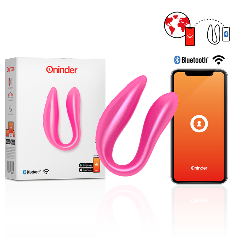ONINDER - LISBOA ESTIMULADOR PONTO G & CLITÓRIS PRETO - APP GRATUITA