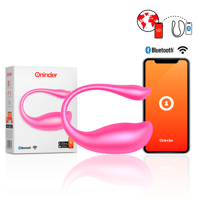 ONINDER - NAIROBI HUEVO PINK VIBRATOR - FREE APP