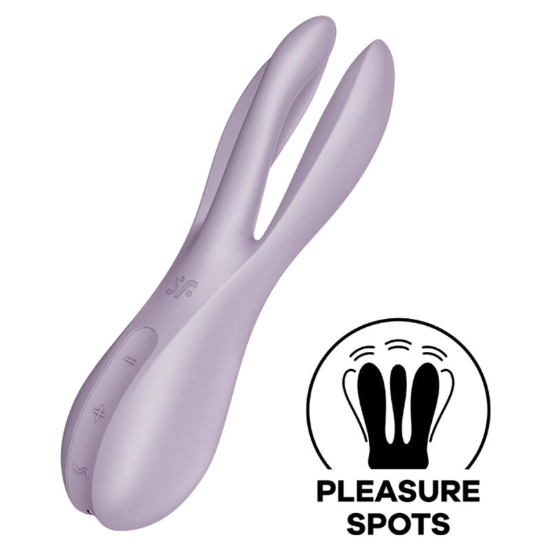 SATISFYER - THREESOME 2 VIBRADOR PRETO
