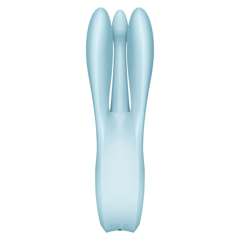 SATISFYER - VIBRADOR THREESOME 1 ROSA
