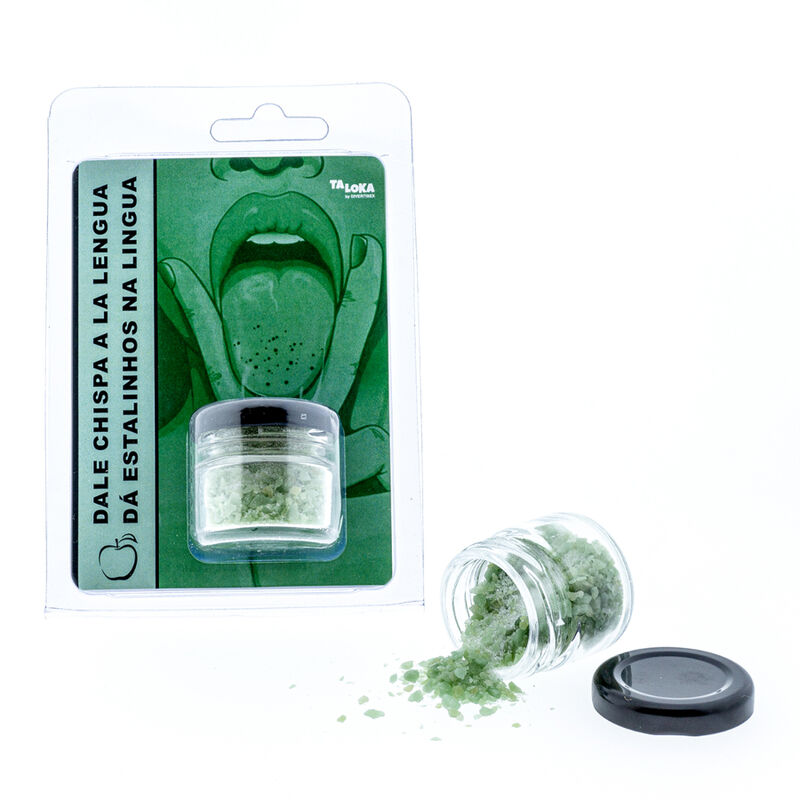 TALOKA - DALE CHISPA À LÍNGUA! BEIJOS MÁGICOS SABOR MAÇÃ VERDE
