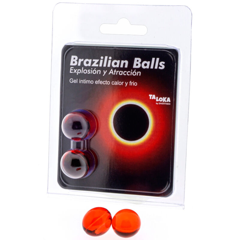 TALOKA - BRAZILIAN BALLS GEL EXCITANTE EFEITO CALOR E FRIO 2 BOLAS