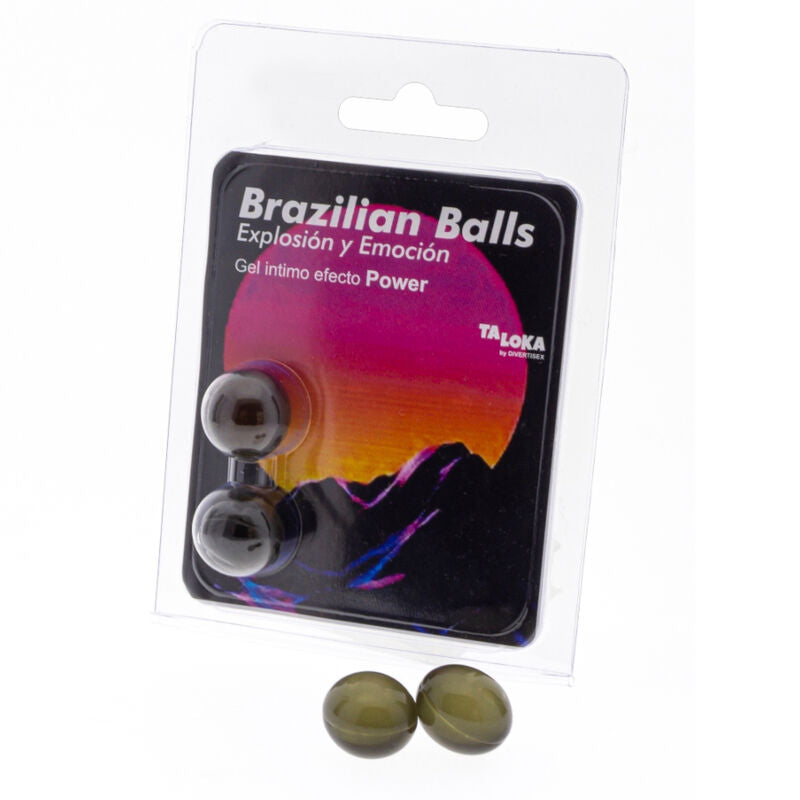 TALOKA - BRAZILIAN BALLS GEL EXCITANTE EFEITO POWER 2 BOLAS