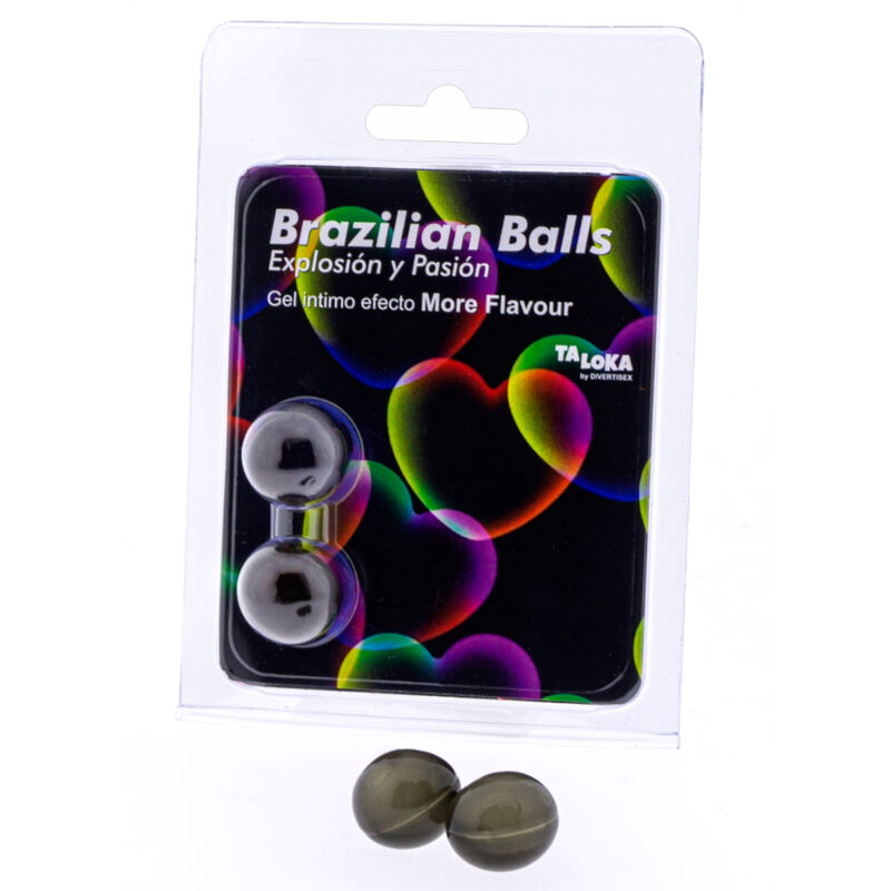 TALOKA - BRAZILIAN BALLS GEL EXCITANTE EFEITO MORE FLAVOUR 2 BOLAS