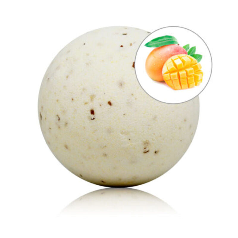 TALOKA - BOMBA DE BANHO COM AROMA MANGA E PÉTALAS DE ROSA