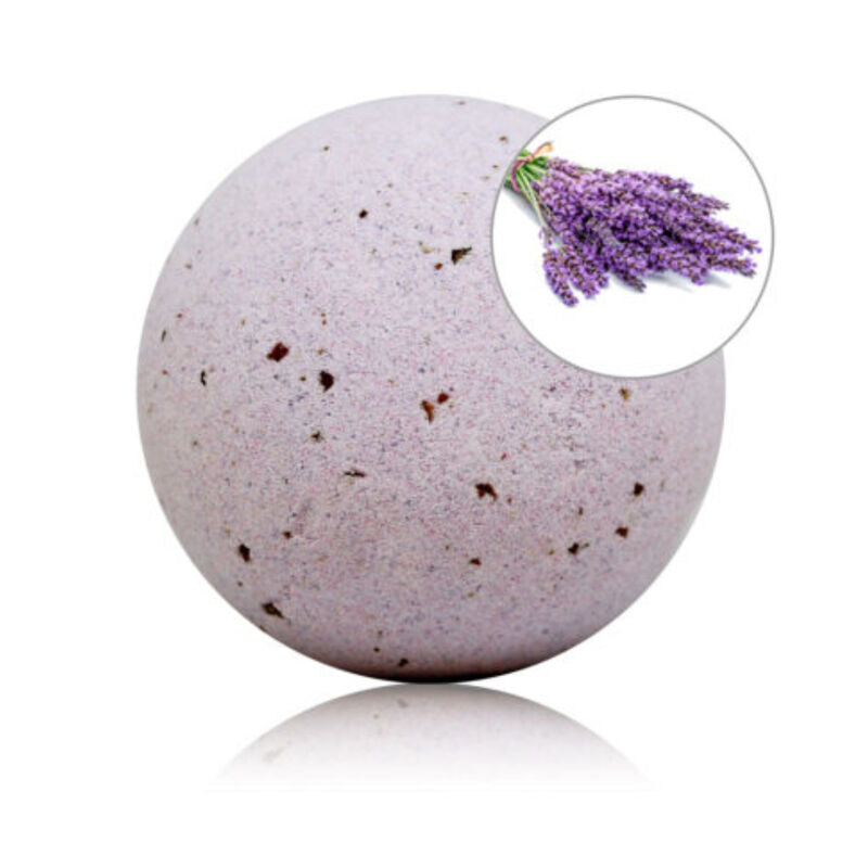 TALOKA - BOMBA DE BANHO COM AROMA LAVANDA E PÉTALAS DE ROSA