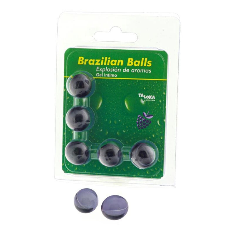TALOKA - BRAZILIAN BALLS GEL ÍNTIMO FRUTOS DO BOSQUE 5 BOLAS