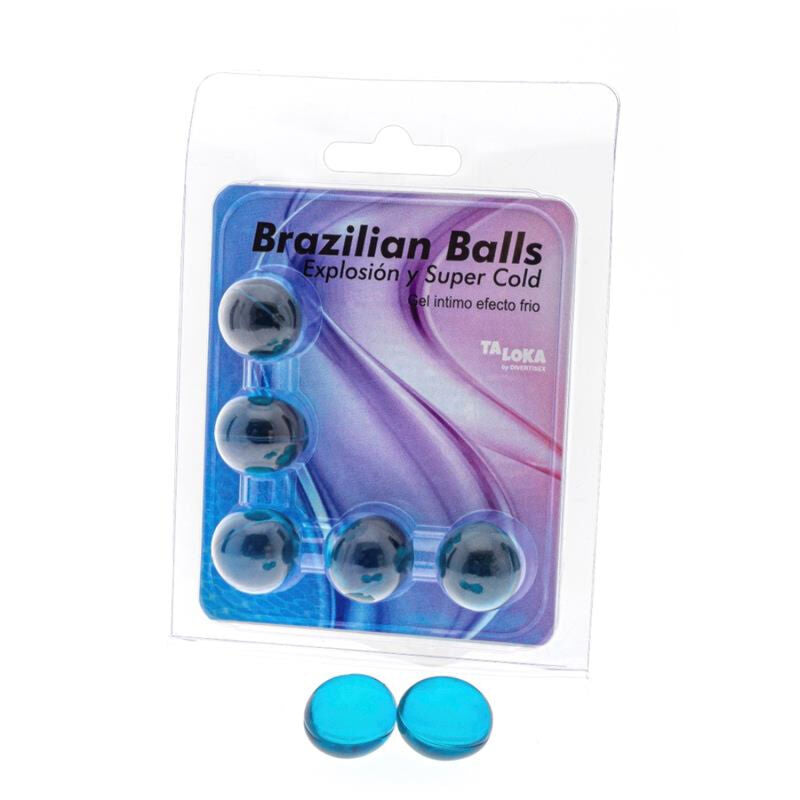 TALOKA - BRAZILIAN BALLS GEL EXCITANTE EFEITO FRIO 5 BOLAS