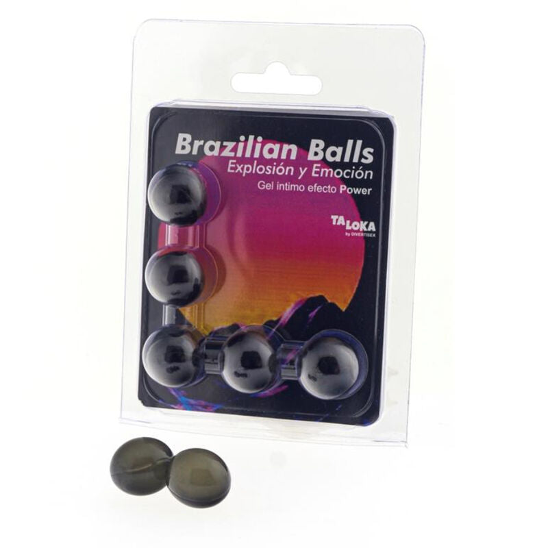 TALOKA - BRAZILIAN BALLS GEL EXCITANTE EFEITO POWER 5 BOLAS