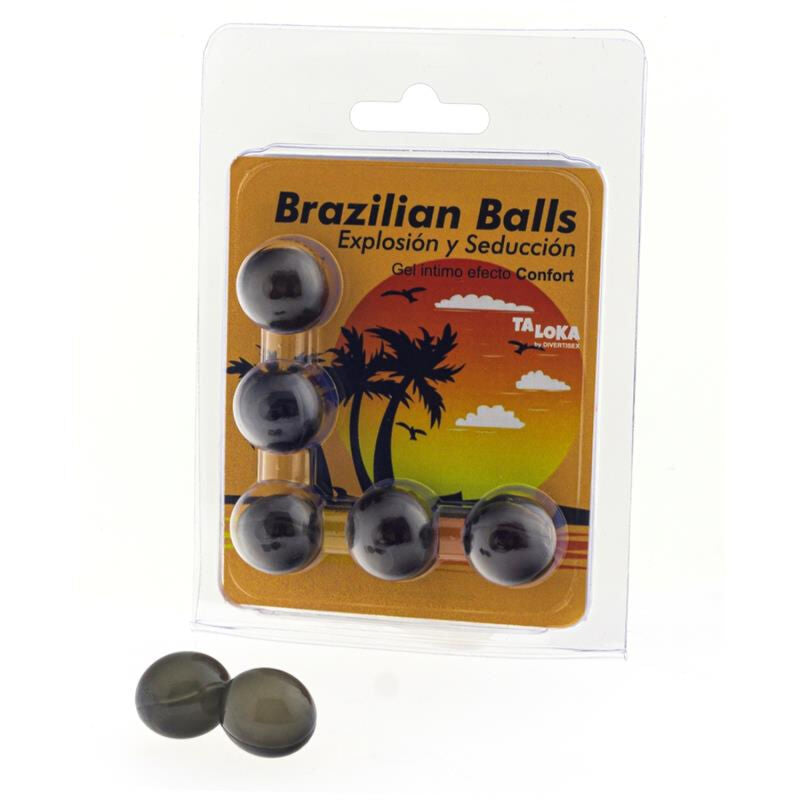 TALOKA - BRAZILIAN BALLS GEL EXCITANTE EFEITO CONFORTO 5 BOLAS