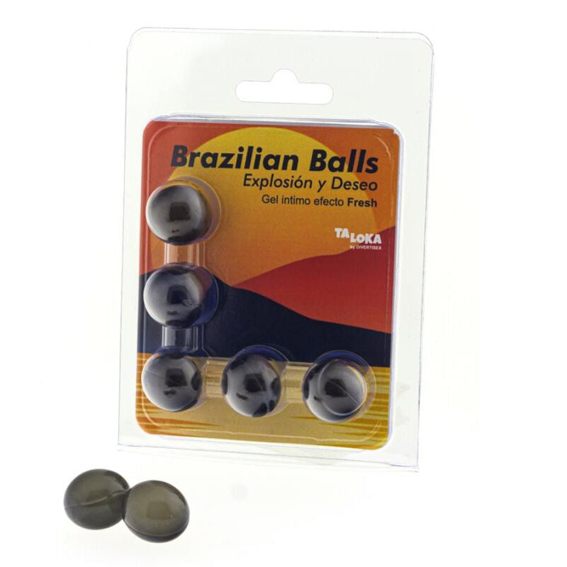 TALOKA - BRAZILIAN BALLS GEL EXCITANTE EFEITO FRESCOR 5 BOLAS