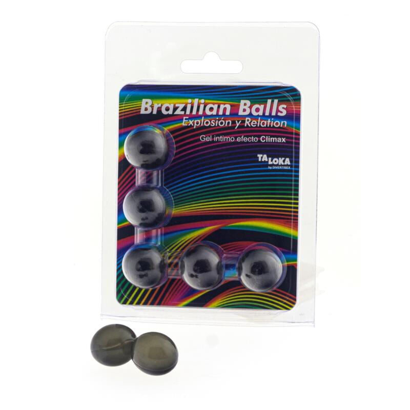 TALOKA - BRAZILIAN BALLS GEL EXCITANTE EFEITO CLÍMAX 5 BOLAS