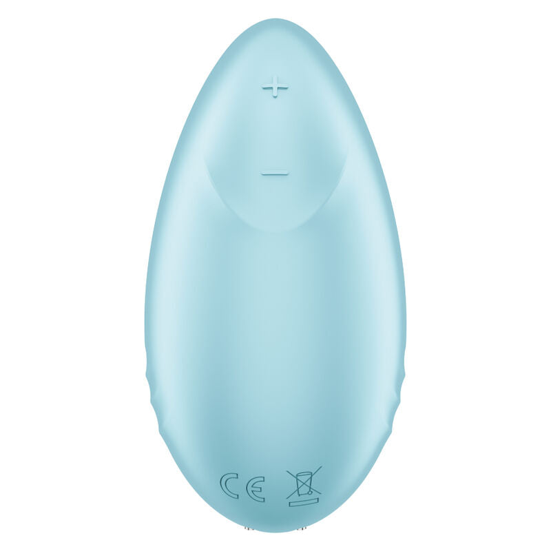 SATISFYER - TROPICAL TIP EXTERNAL VIBRATOR BLUE