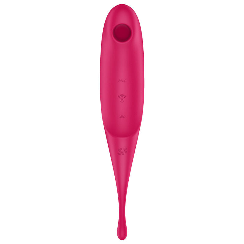 Satisfyer Twirling Pro Estimulador y Vibrador - Rojo
